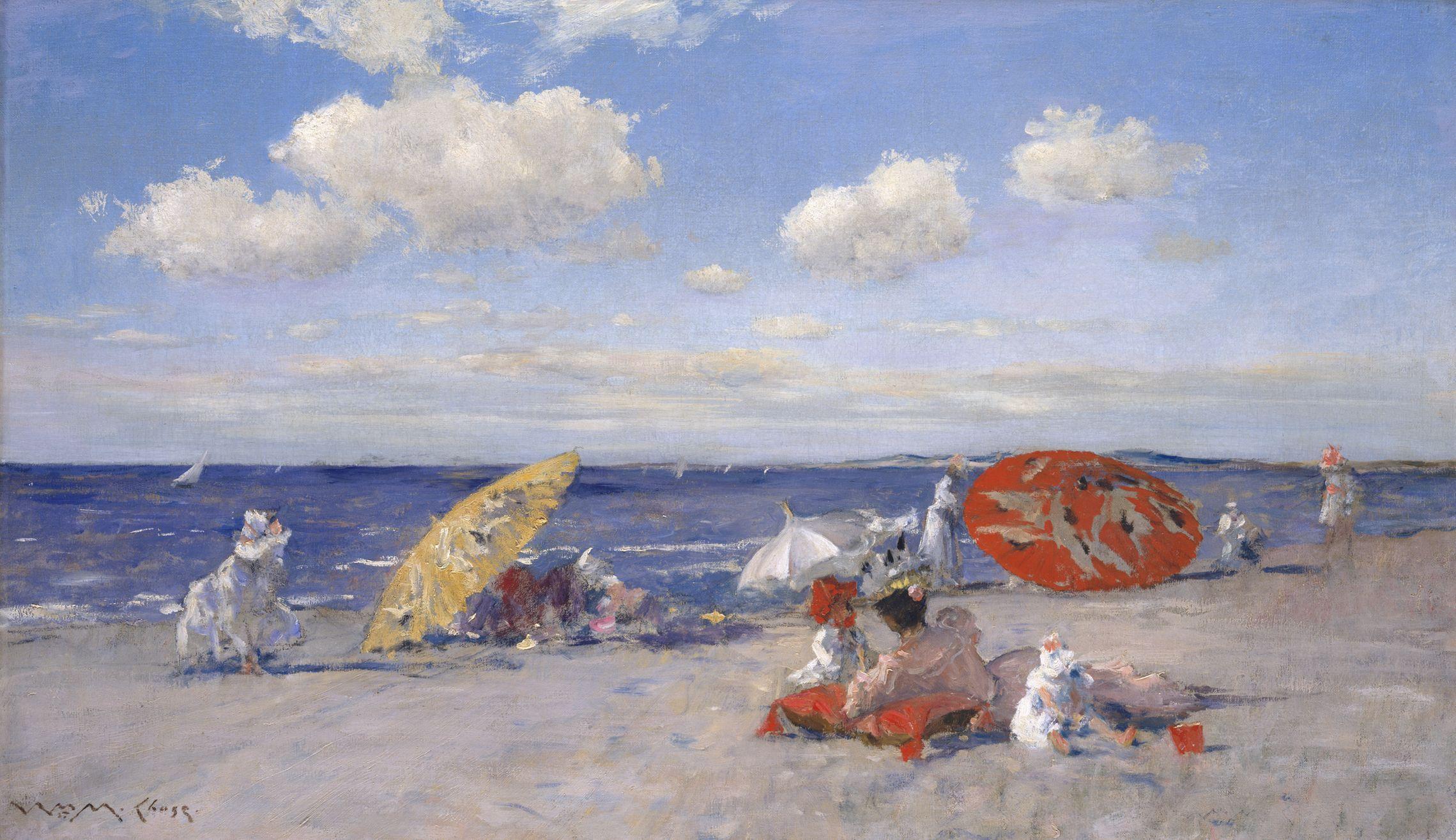Merritt Chase, American-Seaside, ca 1892