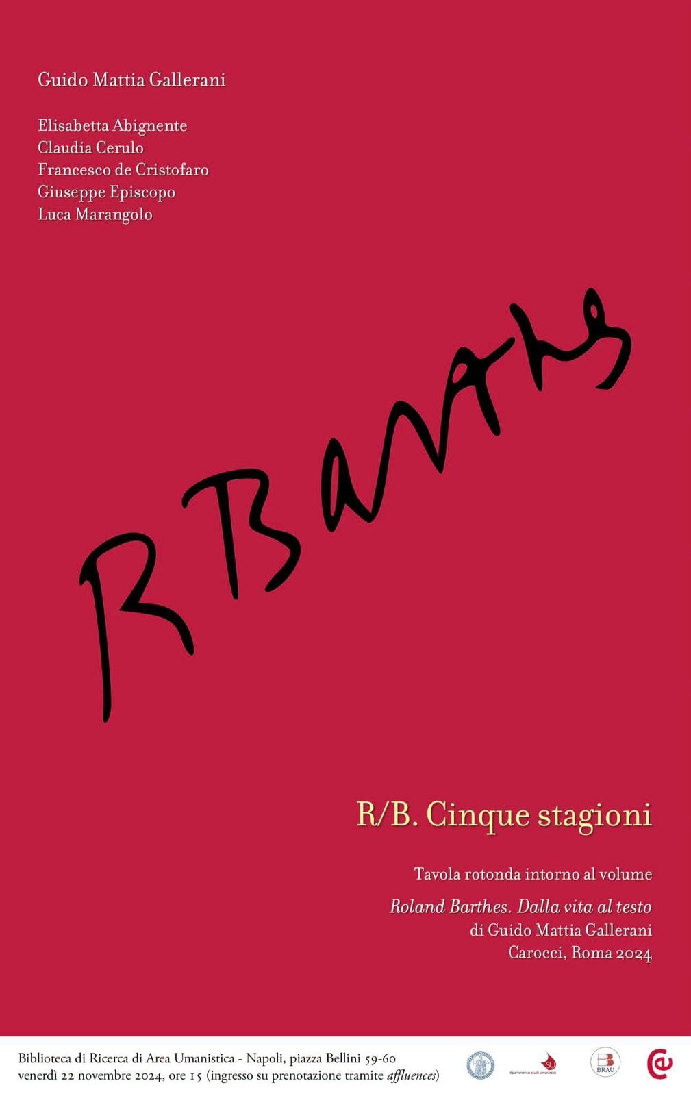 Roland Barthes. Dalla vita al testo