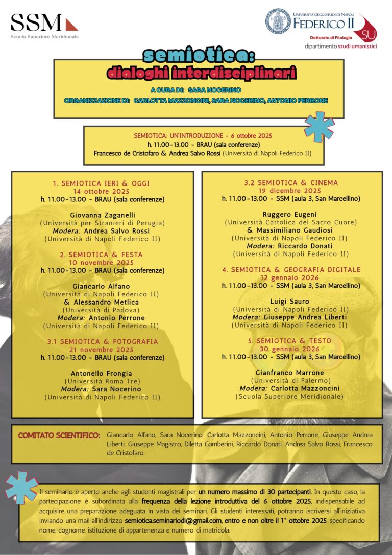 Semiotica. Dialoghi interdisciplinari