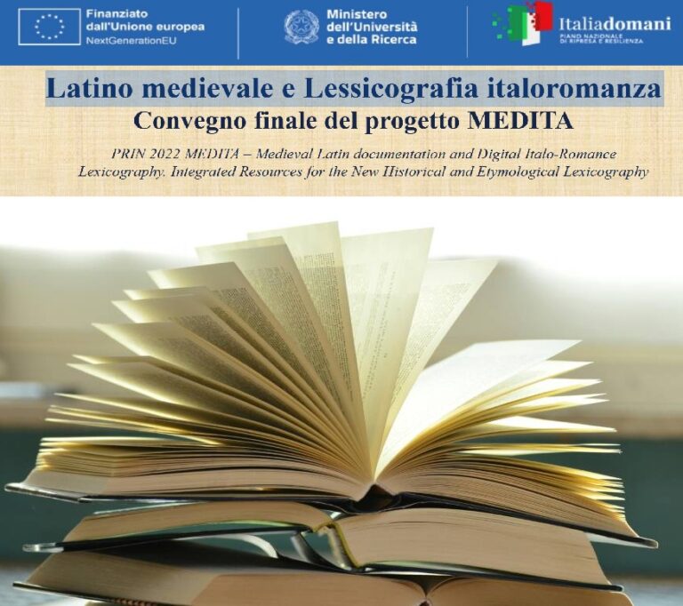 Medita - Convegno “Latino medievale e Lessicografia italoromanza”