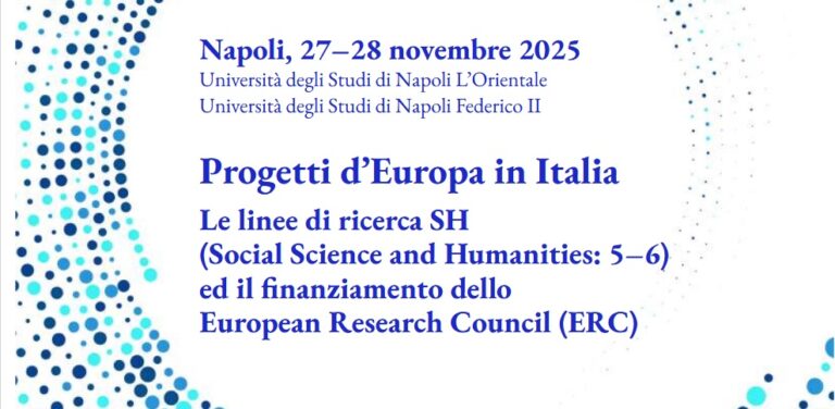 Progetti d'Europa in Italia. Finanziamento ERC