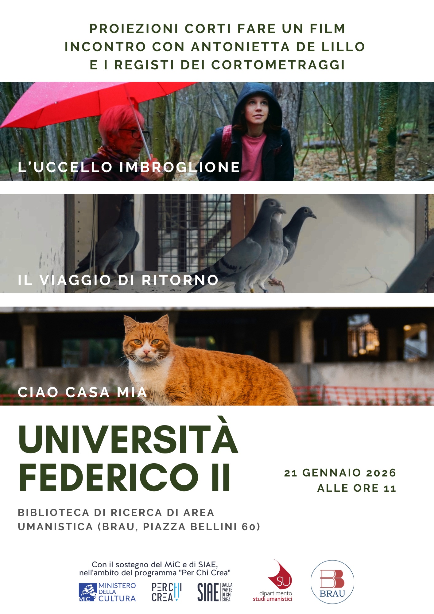 Incontro con Antonietta De Lillo e i registi dei cortometraggi