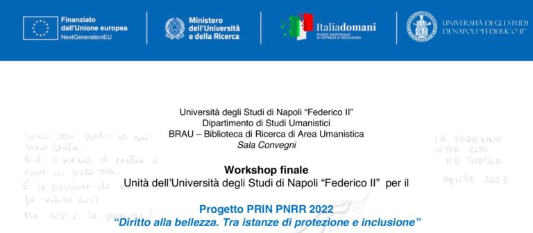 20260129 Workshop Progetto Prin PNRR 2022
