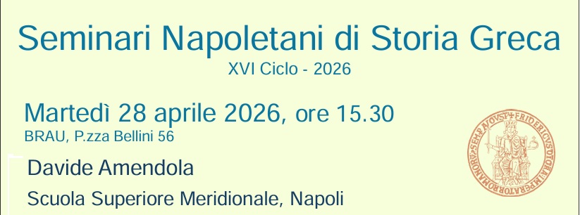 Seminari Napoletani di Storia Greca - Davide Amedola