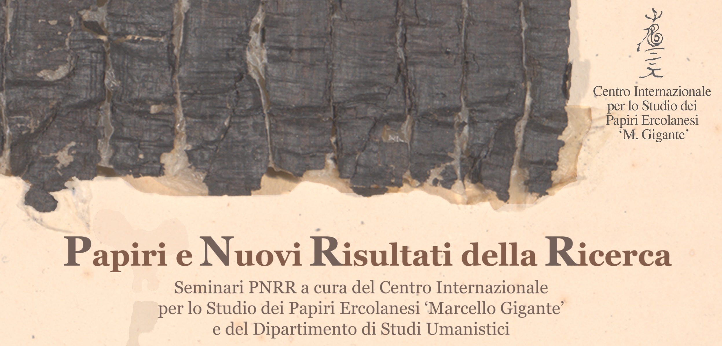 Papiri e nuovi risultati della ricerca - Seminario PNRR 7 maggio 2026
