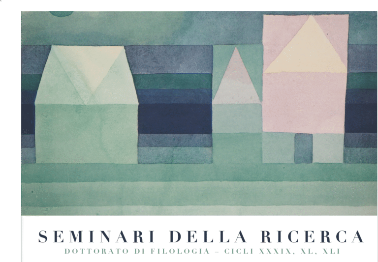 Seminari della ricerca. Dottorato di filologia, cicli XXXIX, XL, XLI